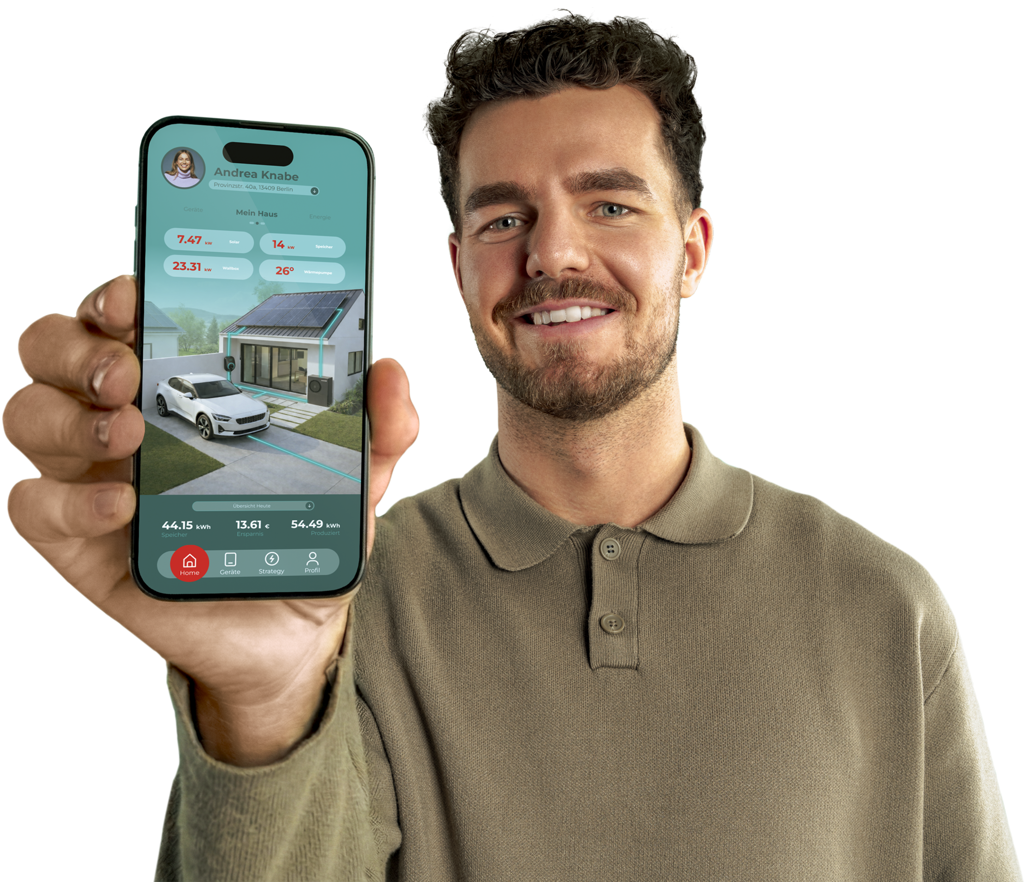 Person with phone